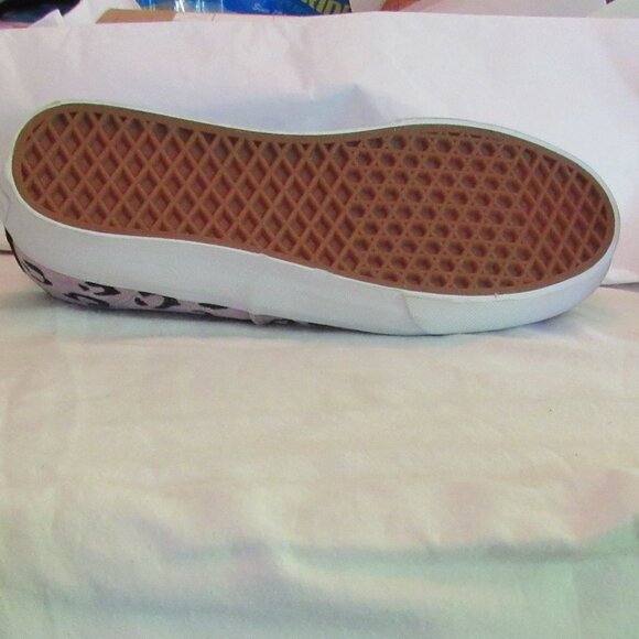 Vans Lavender and Black Leopard Print Sneakers Size 9 Ultracush Sole EUC - Picture 6 of 13